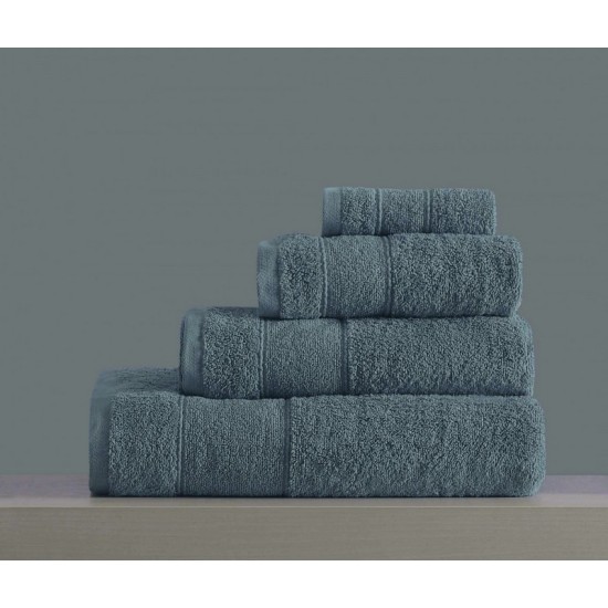 Πετσέτες Σετ Bath Towels Lillie Grey Cotton Makis Tselios 4Τεμ