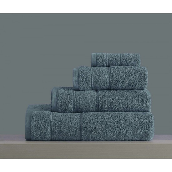 Πετσέτες Σετ Bath Towels Lillie Grey Cotton Makis Tselios 4Τεμ