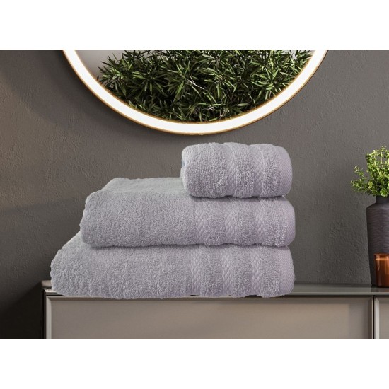 Πετσέτες Σετ Dios 03 Silver Cotton Makis Tselios 3Τεμ