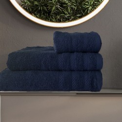 Πετσέτες Σετ Dios 04 Navy Cotton Makis Tselios 3Τεμ
