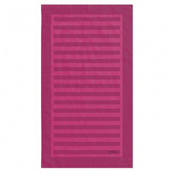 Πετσέτα Θαλάσσης Beach Towels Sun Pink Cotton Makis Tselios (90x160) 1Τεμ