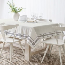 Τραπεζομάντηλο Digital Print Key Silver Cotton Makis Tselios (160x220) 1Τεμ