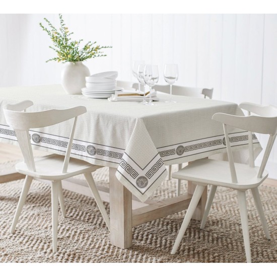 Τραπεζομάντηλο Digital Print Key Silver Cotton Makis Tselios (160x220) 1Τεμ
