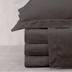 Σεντόνια King Σετ Azour Grey Satin Cotton Makis Tselios (265x285) 4Τεμ