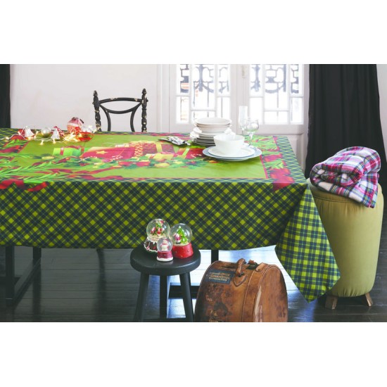 Τραπεζομάντηλο Χριστουγεννιάτικο Candle Makis Tselios (140x180) 1Τεμ Τραπεζομάντηλο Χριστουγεννιάτικο Candle Makis Tselios (140x180) 1Τεμ