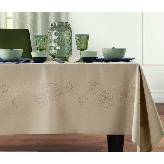 Τραπεζομάντηλο Lesli Με Κέντημα Makis Tselios (140x180) 1Τεμ