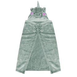 Κουβέρτα Fleece Βρεφική Κούνιας Monocer Grey Makis Tselios (86x8x36x18) 1Τεμ