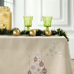 Τραπεζομάντηλο Χριστουγεννιάτικο Christmas Time Spirit Με Κέντημα Makis Tselios (140x180) 1Τεμ