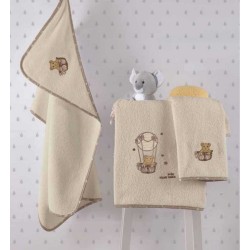 Κάπα Βρεφική Με Κέντημα Benny Cotton Makis Tselios (75x75) 1Τεμ