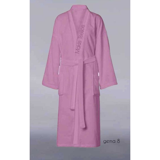 Μπουρνούζι Με Γιακά Gema 08 Lavender Cotton Makis Tselios 1Τεμ