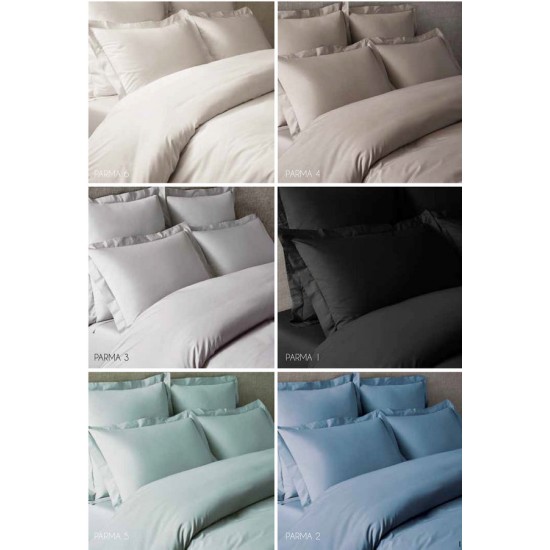 Μαξιλαροθήκες Σετ Parma 04 Moon Satin Cotton Makis Tselios (50x70+2) 1Τεμ