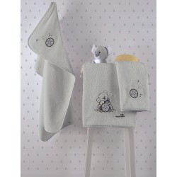 Κάπα Βρεφική Με Κέντημα Sport Cotton Makis Tselios (75x75) 1Τεμ