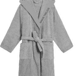 Μπουρνούζι Με Κουκούλα West 08 Silver Cotton Makis Tselios 1Τεμ