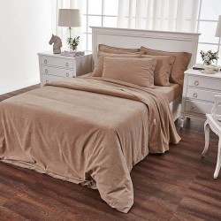Παπλωματοθήκη King Σετ Sciara Biege Stone Washed Cotton Versace 19.69 (230x250) 3Τεμ
