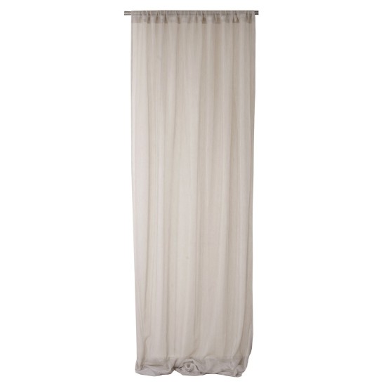 Κουρτίνα Με Τρέσα Curtains Διχτάκι 1060 Beige Viopros (280x270) 1Τεμ