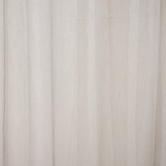 Κουρτίνα Με Τρέσα Curtains Διχτάκι 1060 Beige Viopros (280x270) 1Τεμ