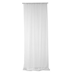Κουρτίνα Με Τρέσα Curtains Διχτάκι 1060 White Viopros (140x270) 1Τεμ