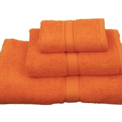 Πετσέτα Λαβέτα  Classic Towels Solid Orange Cotton Viopros (30x30) 1Τεμ