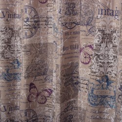 Κουρτίνα με Τρέσα Curtains Βίνταζ Loneta Viopros (270x270) 1Τεμ
