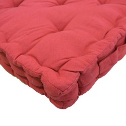 Μαξιλάρι Δαπέδου Modern Ideas 581-15 Red Cotton Viopros (40x40x8) 1Τεμ