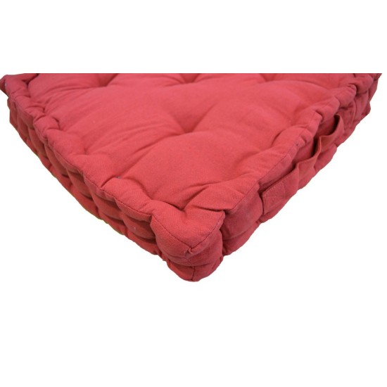 Μαξιλάρι Δαπέδου Modern Ideas 581-15 Red Cotton Viopros (40x40x8) 1Τεμ Μαξιλάρι Δαπέδου Modern Ideas 581-15 Red Cotton Viopros (40x40x8) 1Τεμ