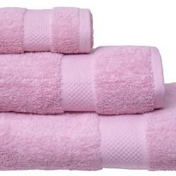 Πετσέτα Χεριών Luxor Towels Solid Pink Combed Cotton Viopros (30x50) 1Τεμ