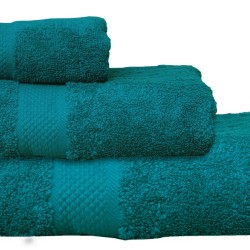 Πετσέτα Χεριών Luxor Towels Solid Petrol Combed Cotton Viopros (30x50) 1Τεμ