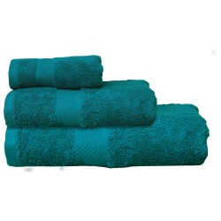 Πετσέτα Προσώπου Luxor Towels Solid Petrol Combed Cotton Viopros (50x100) 1Τεμ