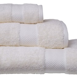 Πετσέτα Μπάνιου Luxor Towels Solid Ecru Combed Cotton Viopros (80x160) 1Τεμ