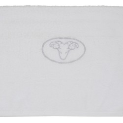 Πετσέτα Προσώπου Bath Ζώδια Κριός White Viopros (50x100) 1Τεμ
