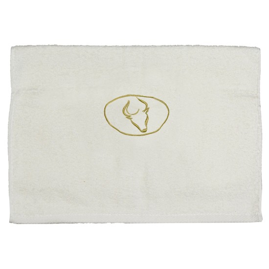 Πετσέτα Προσώπου Bath Ζώδια Ταύρος Ecru Viopros (50x100) 1Τεμ