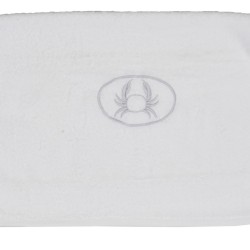 Πετσέτα Προσώπου Bath Ζώδια Καρκίνος White Viopros (50x100) 1Τεμ