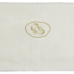 Πετσέτα Προσώπου Bath Ζώδια Σκορπιός Ecru Viopros (50x100) 1Τεμ
