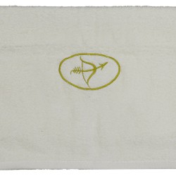 Πετσέτα Προσώπου Bath Ζώδια Τοξότης Ecru Viopros (50x100) 1Τεμ