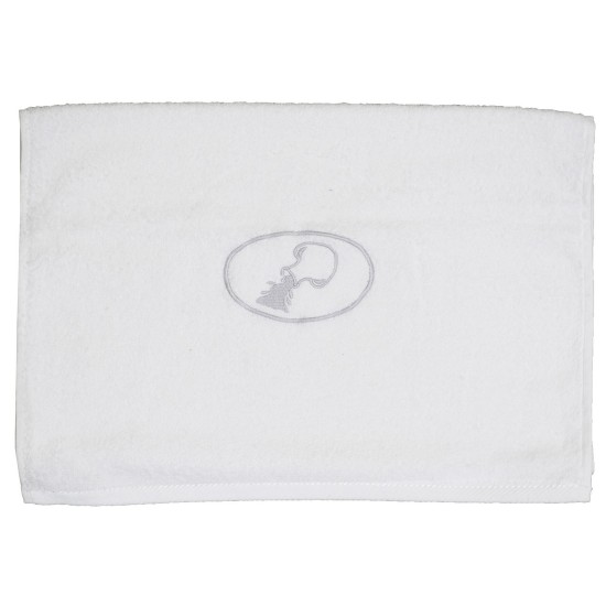 Πετσέτα Προσώπου Bath Ζώδια Αιγόκερως White Viopros (50x100) 1Τεμ