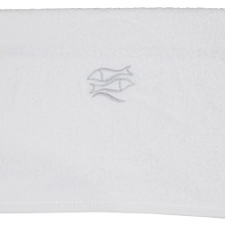 Πετσέτα Προσώπου Bath Ζώδια Ιχθύες White Viopros (50x100) 1Τεμ