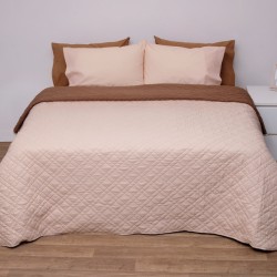Κουβερλί Υπέρδιπλο Δίχρωμο 5100 Beige-Βροςν Micro Viopros (220x240) 1Τεμ Κουβερλί Υπέρδιπλο Δίχρωμο 5100 Beige-Βροςν Micro Viopros (220x240) 1Τεμ
