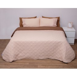Κουβερλί Υπέρδιπλο Δίχρωμο 5100 Beige-Βροςν Micro Viopros (220x240) 1Τεμ Κουβερλί Υπέρδιπλο Δίχρωμο 5100 Beige-Βροςν Micro Viopros (220x240) 1Τεμ