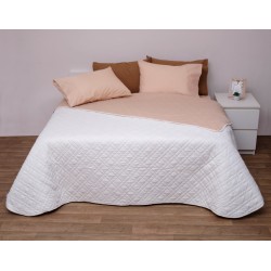 Κουβερλί Υπέρδιπλο Δίχρωμο 5100 Beige-Ecru Micro Viopros (220x240) 1Τεμ Κουβερλί Υπέρδιπλο Δίχρωμο 5100 Beige-Ecru Micro Viopros (220x240) 1Τεμ