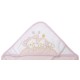 Κάπα Βρεφική Με Κέντημα Baby Bath Άλφι Pink Cotton Viopros (65x65) 1Τεμ Κάπα Βρεφική Με Κέντημα Baby Bath Άλφι Pink Cotton Viopros (65x65) 1Τεμ