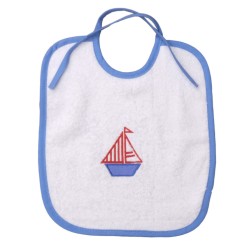 Σαλιάρα Mε Κέντημα Baby 54 Cotton Viopros (25x30) 1Τεμ