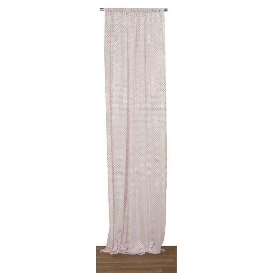 Κουρτίνα Με Τρέσα Curtains Κονφετί Πουά Red Γάζα Viopros (140x270) 1Τεμ Κουρτίνα Με Τρέσα Curtains Κονφετί Πουά Red Γάζα Viopros (140x270) 1Τεμ