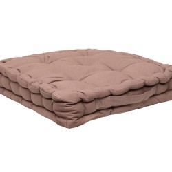 Μαξιλάρι Δαπέδου 581-22 Chocolate Cotton Viopros (40x40x8) 1Τεμ