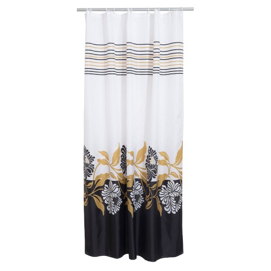 Κουρτίνα Μπάνιου Bath Curtains Ντάλια Viopros (180x200) 1Τεμ