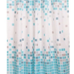 Κουρτίνα Μπάνιου Bath Curtains Μοζάικ Viopros (180x200) 1Τεμ