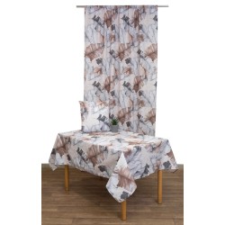 Τραπεζομάντηλο Αλίνα Grey Viopros (140x140) 1Τεμ