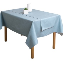 Τραπεζομάντηλο Αδιάβροχο Ντιάνα Petrol Viopros (160x200) 1Τεμ