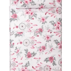 Σεντόνια Βρεφικά Κούνιας Σετ Baby Bed Λίλυ Cotton Viopros (120x160) 3Τεμ