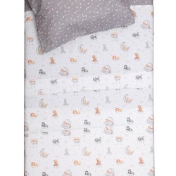 Κουβέρτα Καλοκαιρινή Κούνιας Baby Bed Σάμι Cotton Viopros (110x150) 1Τεμ