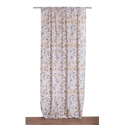 Κουρτίνα Με Τρέσα Curtains Ορτανσία Beige Viopros (280x270) 1Τεμ